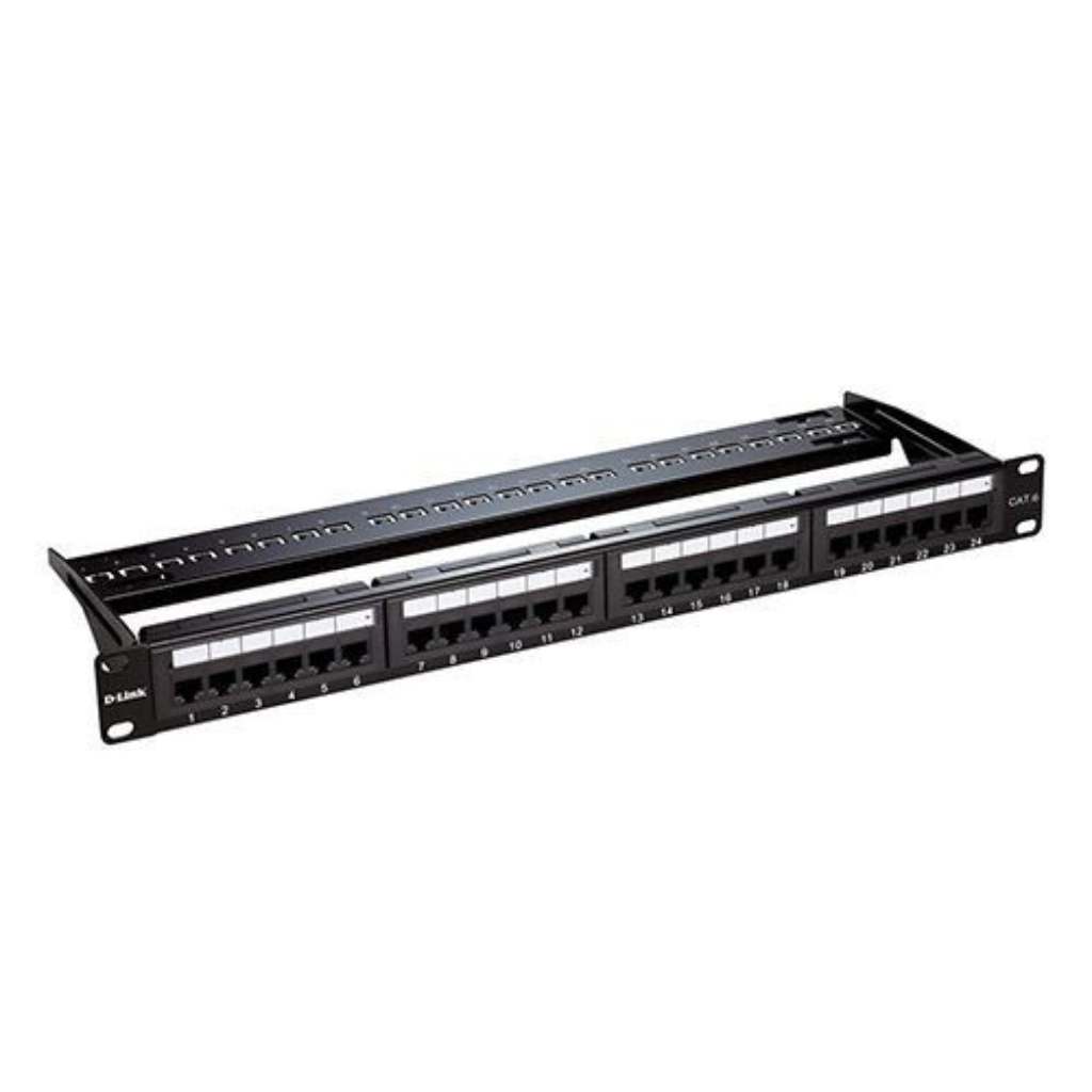D-Link Posiflex Cat6 Utp 24 Port Loaded Patch Panel/ Cat6