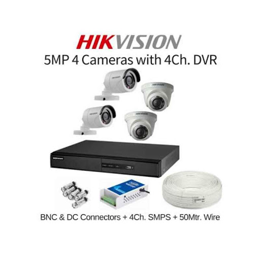 Hikvision 4camera setup